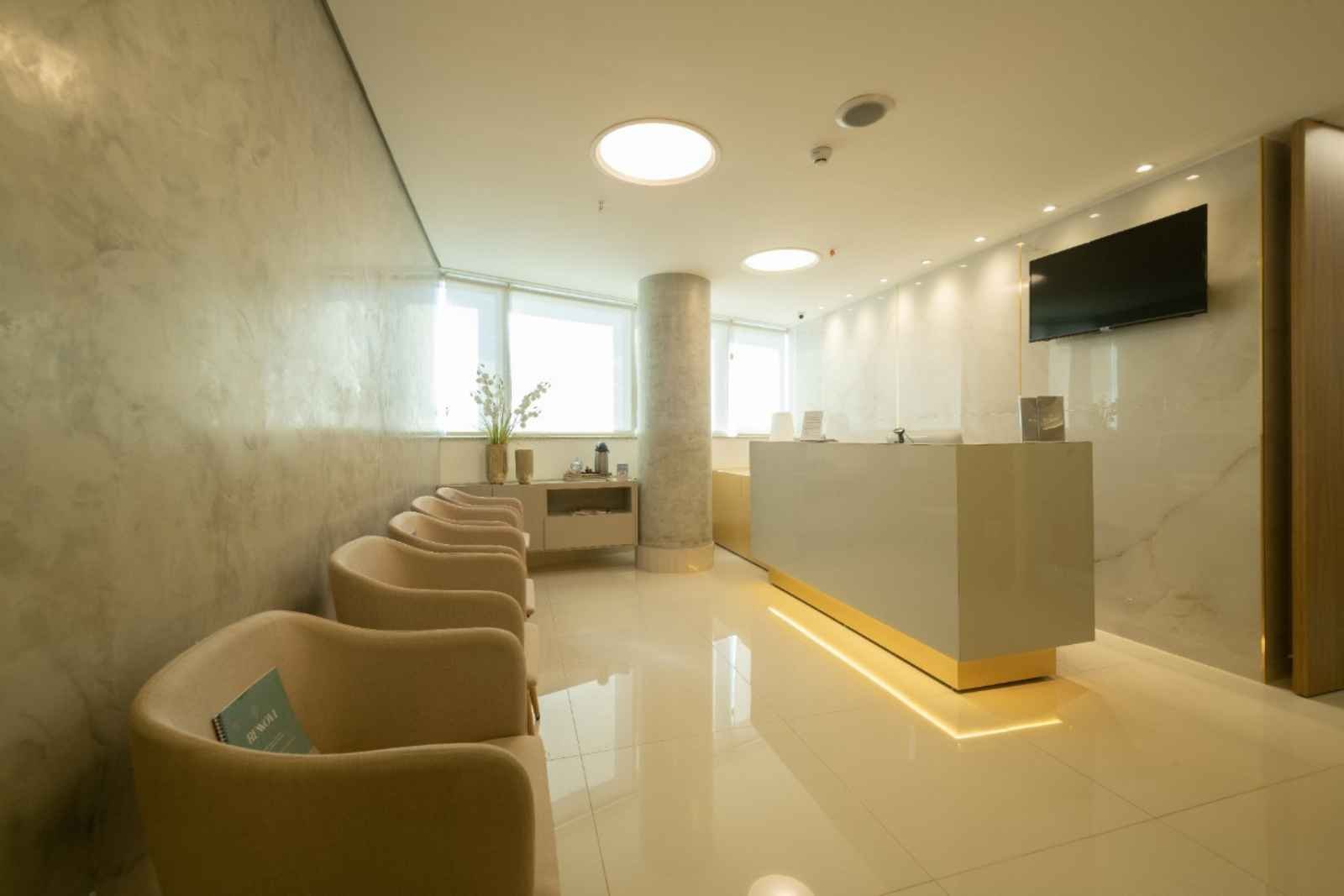 Recepção da Clínica Rennovi Derm